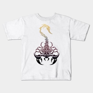 Scorpio, animal tribal print, scorpion zodiac sign, celtic design Kids T-Shirt